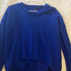 blue sweater